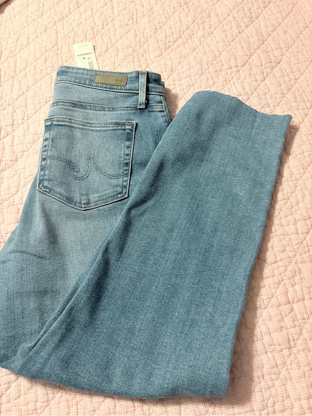 AG Adriano Goldschmied Mari crop jeans